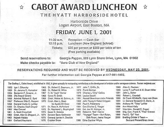 Cabot Award